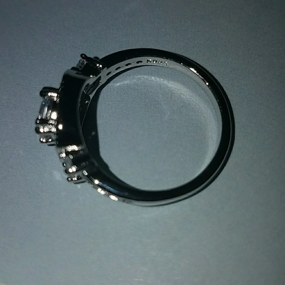 Sterling Silver Ring CZ Size 7 .925